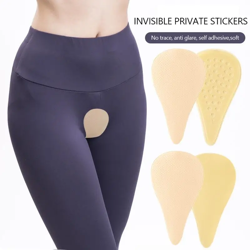 Reusable Invisible Adhesive Pad Waterproof Anti Rub Patch For Leggings Swimwear Active Clothes