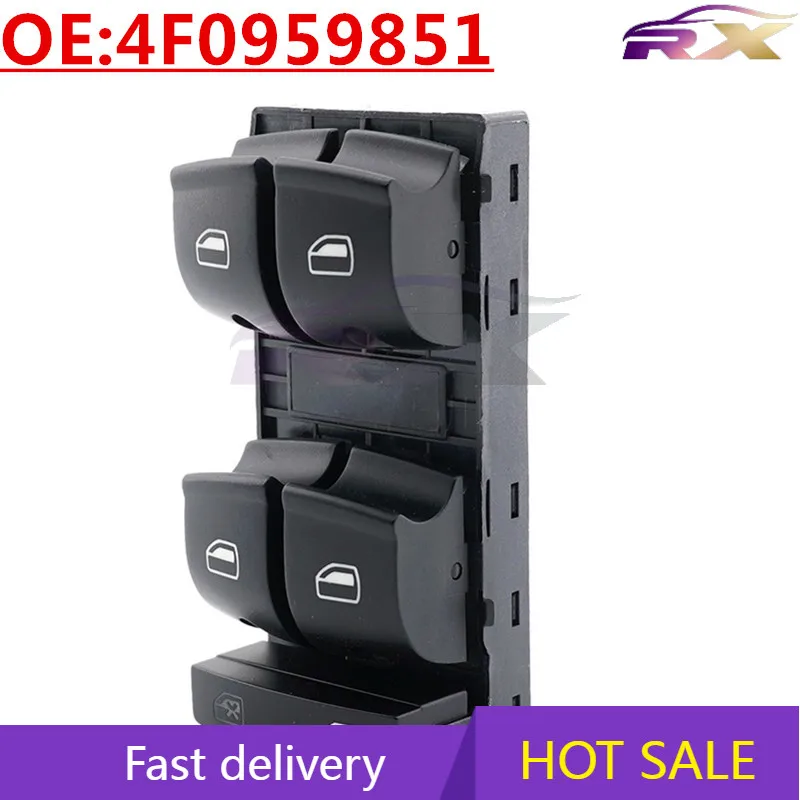 

OEM:4F0959851 Power Window Master Control Switch For Vw Audi Seat