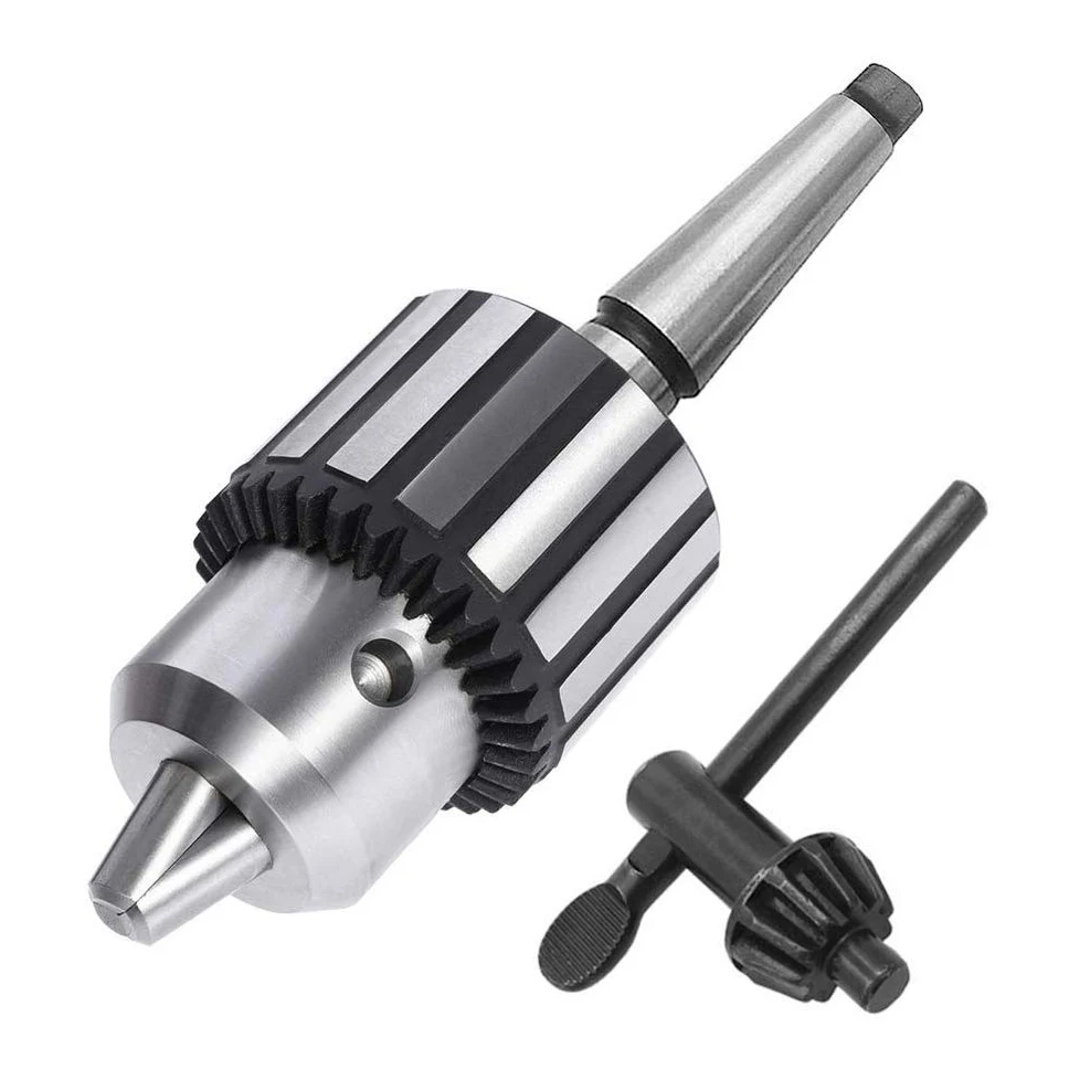 Mandril de broca industrial de alta precisão, Bench Drill, Heavy Duty Chuck, Chave de cabeça, 3-16mm, B18