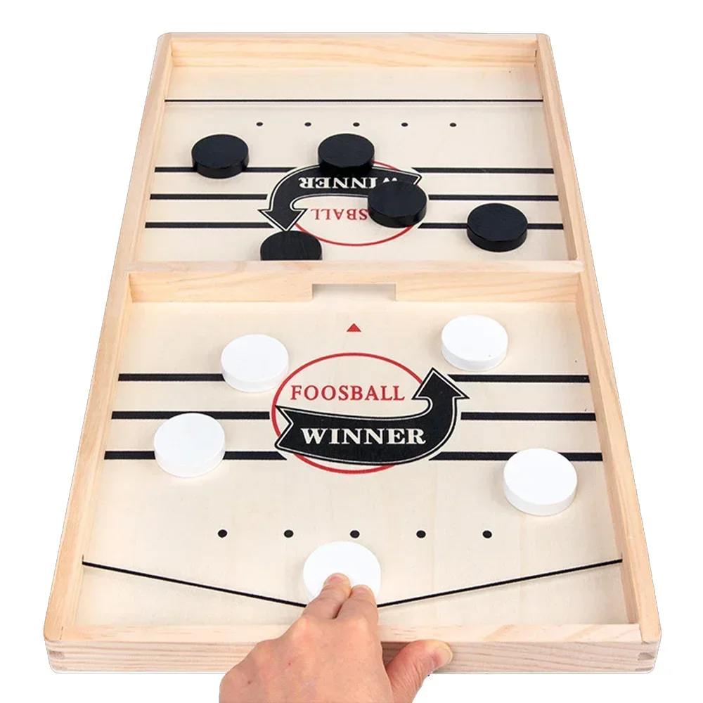 Fast Sling Puck Game, Double Battle Desktop Winner Board Games, Slingshot Table Hockey Toys, Parent-Child Interactive Table Toy