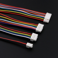 5/10PCS GH 1.25 2p 3p 4p 5p 6p 7P 8P  Female Connector With Wire 15cm Cable  GH1.25 Single Double Connector 28AWG