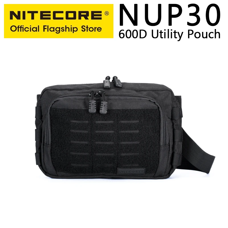 NITECORE NUP30 Sling Bag Tactical Crossbody Bag  600D Nylon Commute Pack  Multi-Purpose Utility Pouch Molle System for Men Women