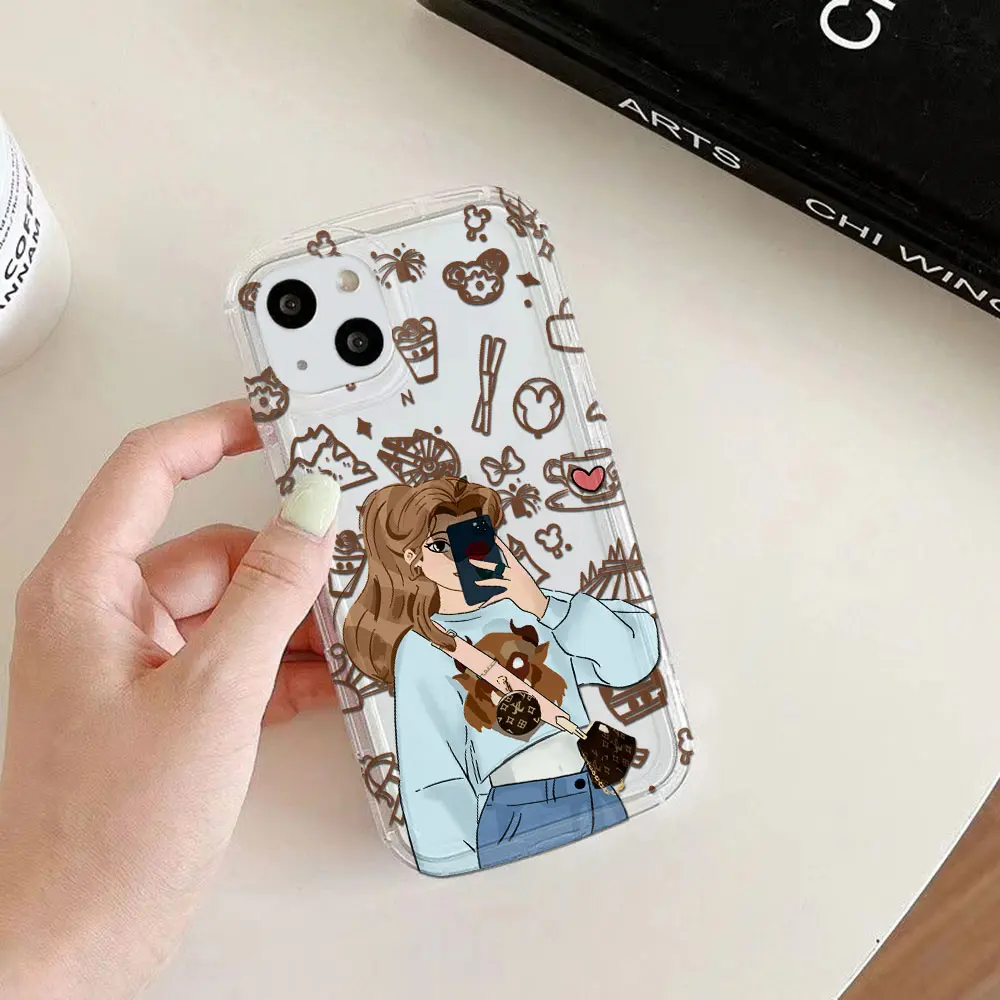 ديسنيس حافظة واضحة للآيفون ، ديسني ، الأميرة ، مولان ، أريل ، 16 ، 15 ، 14 ، 13 ، 12 ، 11 برو ماكس ، 14 ، 15 ، 8 بلس ، إكس آر ، xs max ، مضاد للماء