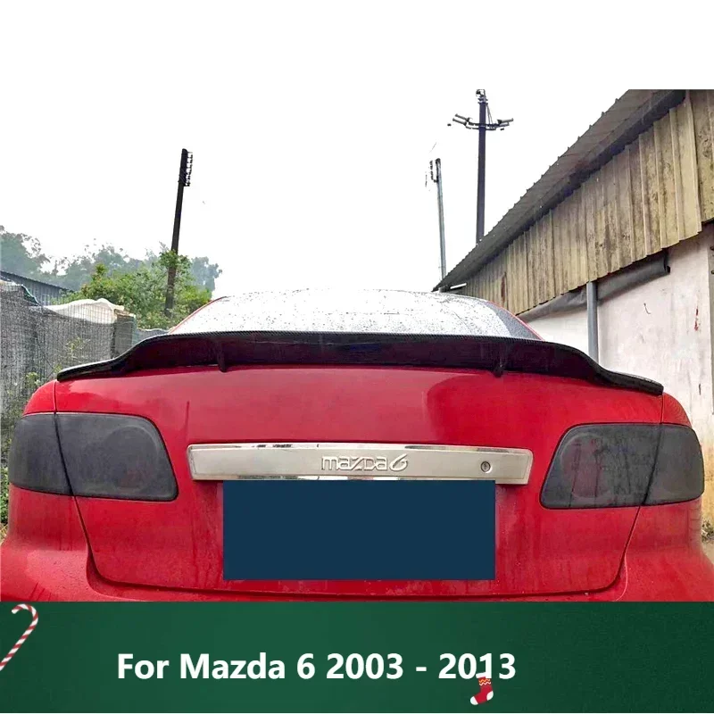 

Новинка! Спойлер для багажника автомобиля, чехол для заднего багажника автомобиля для Mazda 6 2003 - 2013 M6, стильные аксессуары для ремонта, спойлер