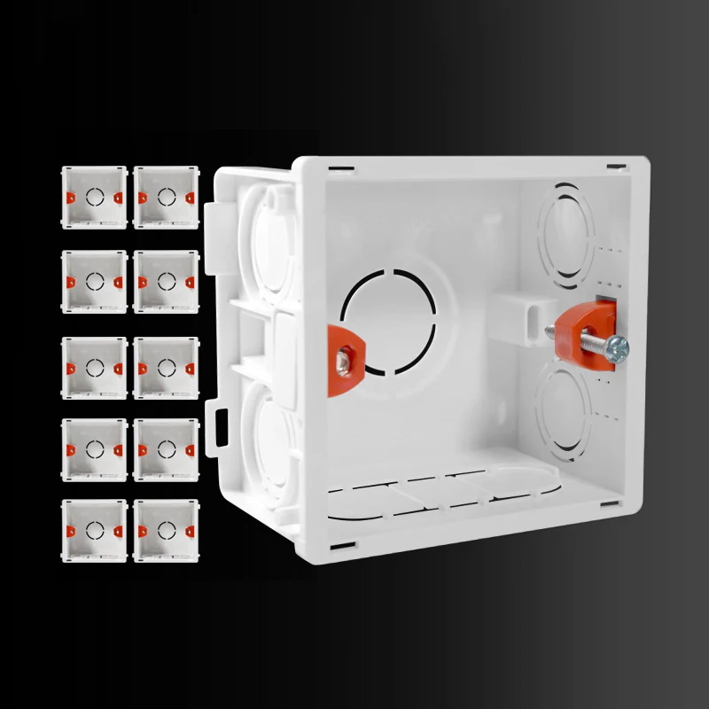 86 Type Wall Switch Socket Concealed Thickened Wiring Bottom Box Universal Junction Box Flame Retardant Cassette