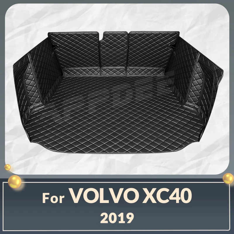 

Автомобильный коврик для багажника с полным покрытием для Volvo XC40 5-Seat 2019, защита от грязи, коврик для багажника, подкладка для груза, аксессуары для защиты интерьера