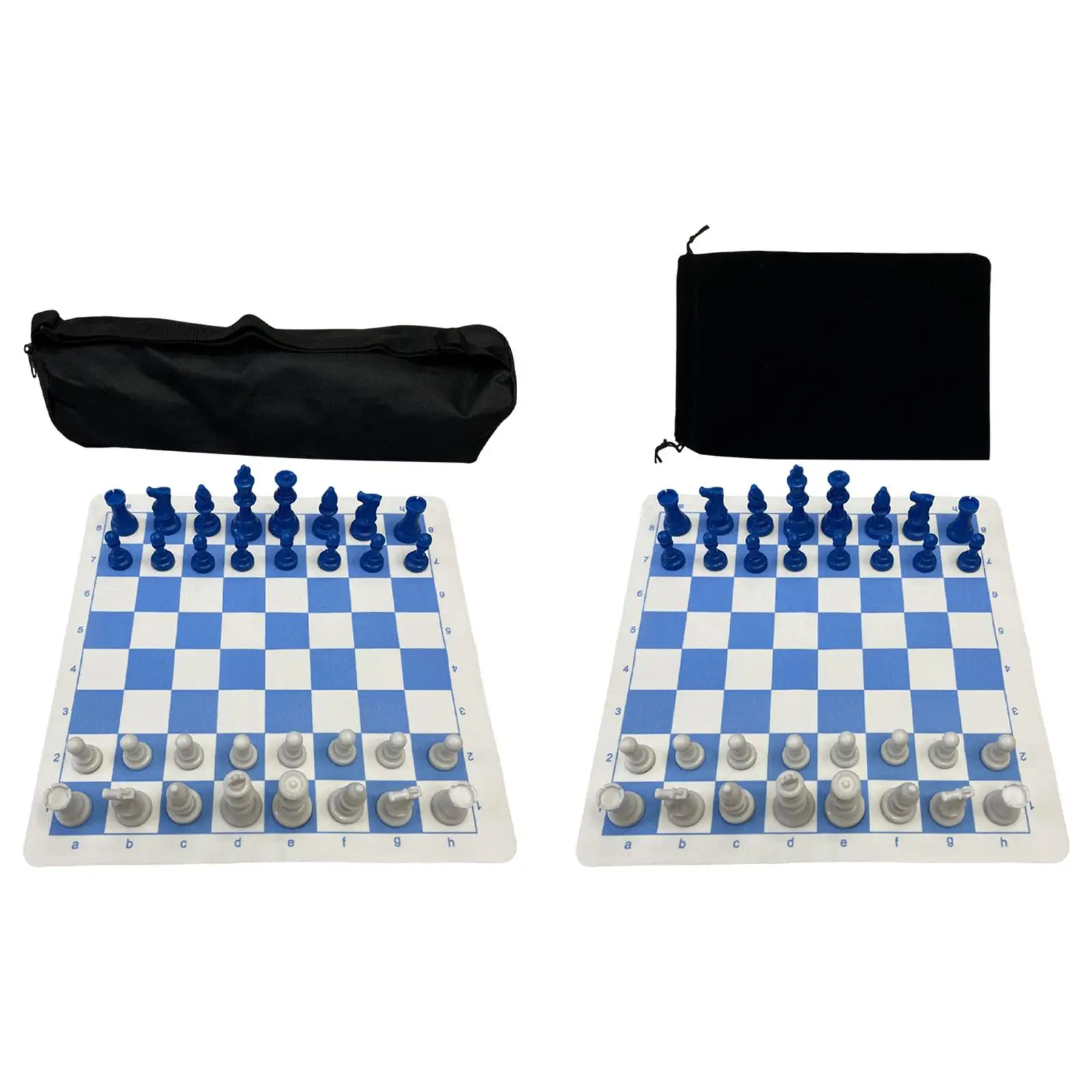 Foldable Chess Set Portable Travel Chess Board for Picnic Outdoor Office