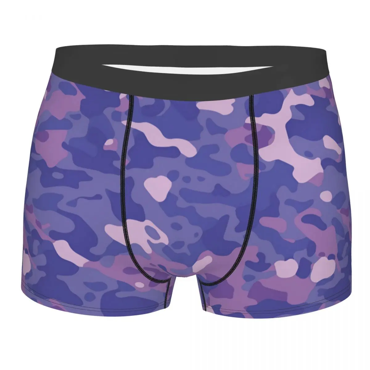 

Мужское современное красочное уличное камуфляжное нижнее белье на День святого Валентина, трусы-боксеры, мягкие шорты, трусы для мужа