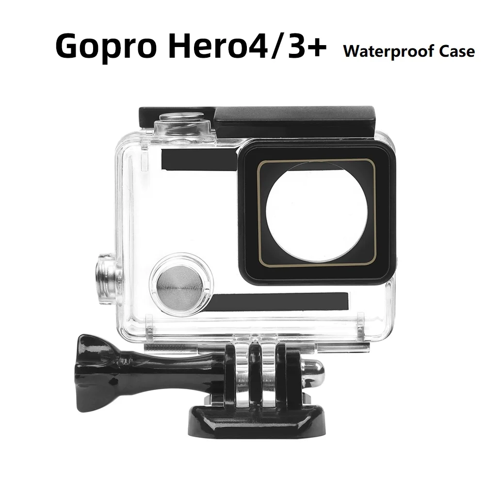 Waterproof Case Protect Frame For Gopro Hero 4/3+ Camera 30M Diving Snorkeling Housing Waterproof Box Gopro 4 Action Accessories