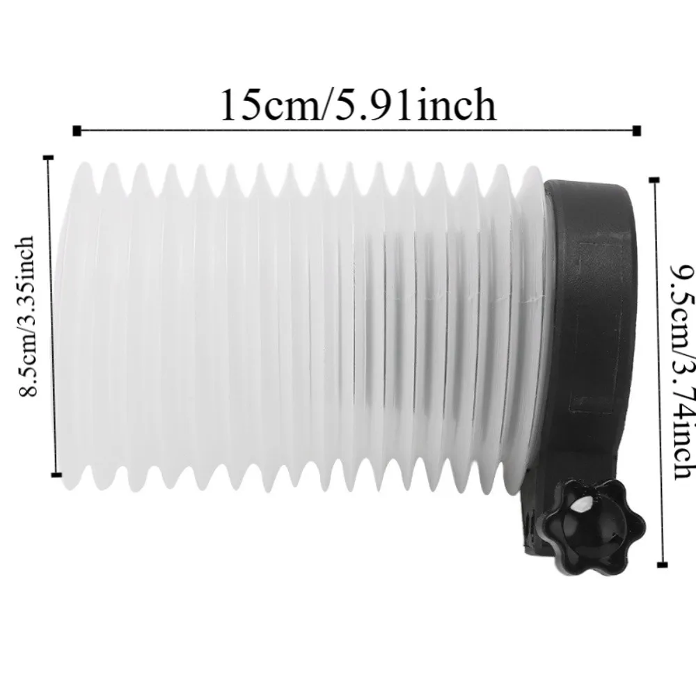 Large Capacity Drill Dust Collector PVC Rubber Wide Compatibility / Universal Electric Drill Dust Cover For Impact Hammer