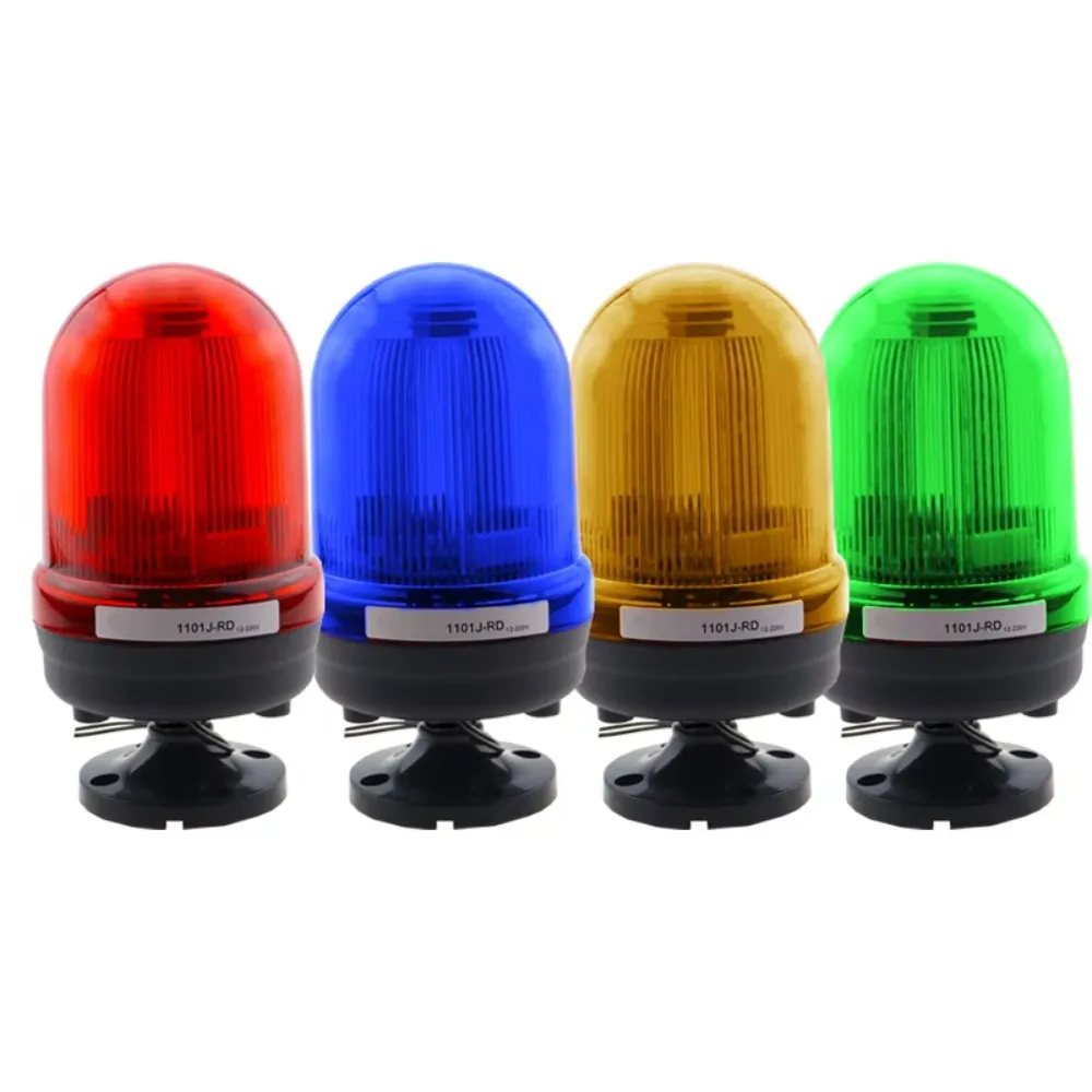 Luz  advertencia  señal estroboscópica LED, luz  advertencia LED multifunción, amarillo, azul, rojo, ver, 12V, 24V, 110V, 220V