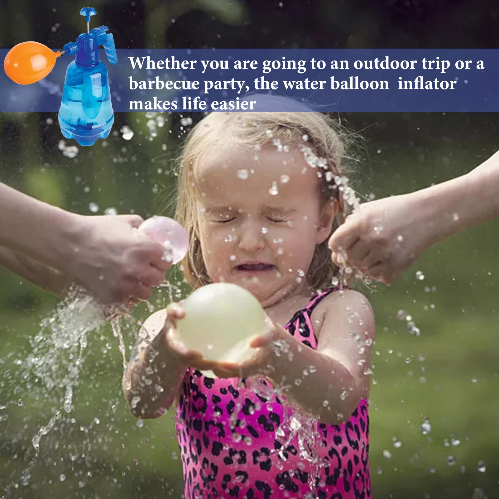 Station Hand Ballonvuller Inflator Met 500 Waterballonnen Voor Kinderen Buiten Water Leuke Willekeurige Kleur