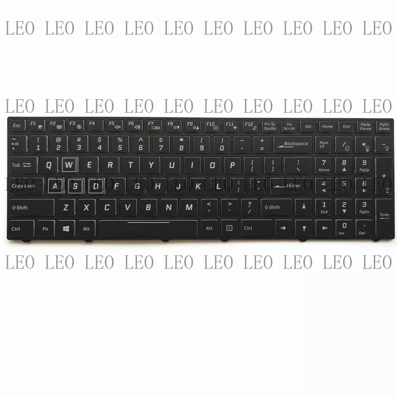 

JJ New Backlit US keyboard For Clevo N855HJ1 N857HJ1 N870HJ1 N850HP6 N870HP6 Laptop