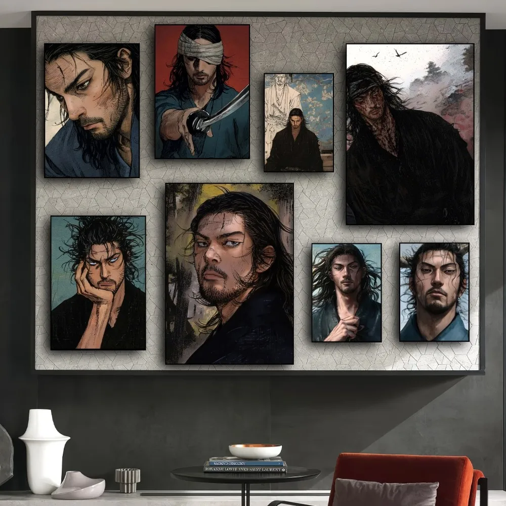 Vagabond Manga Poster Prints Wall Pictures Living Room Home Decoration