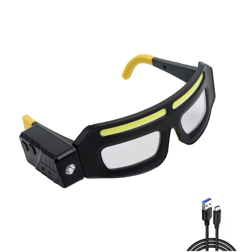 Lightweight Intelligent Sensing Headlight Waterproof Hands-Free LED Headlight Glasses Comfortable