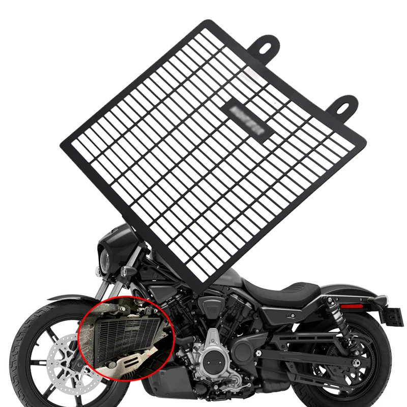 

Fit For Harley Nightster 975 RH975 2022-2023 Black Water Tank Cover Protection Net Motorcycle Parts Radiator Grille Guard Cover
