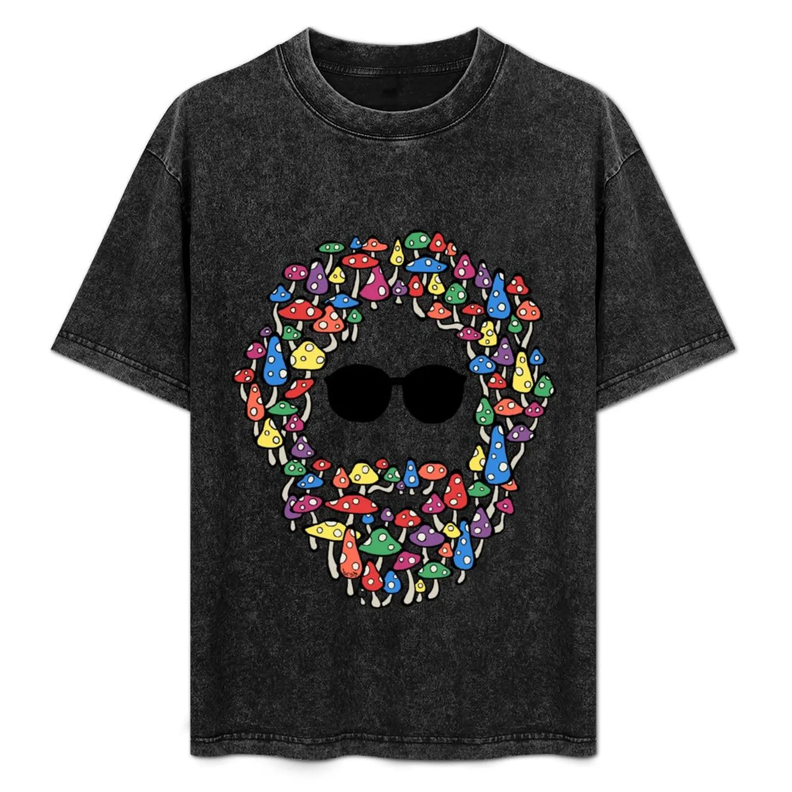 

Bearded Man Made of Mushrooms T-Shirt Sweat Absorbing Sports Tee Shirt