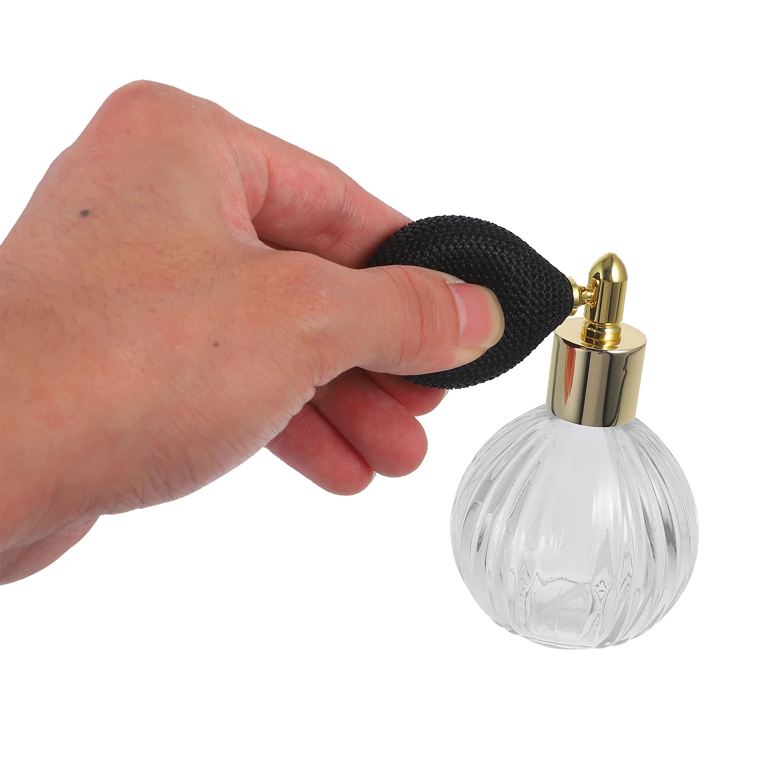 

Vintage Empty Glass Perfume Bottle Small Fragrance Storage Container Portable Holder Chic Design Clear Oil Bottles