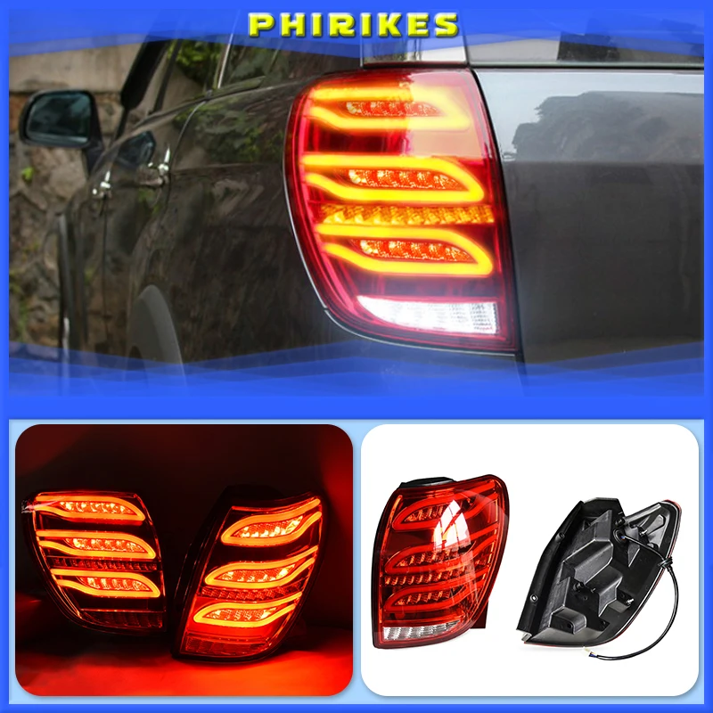 For Chevrolet Captiva 2009-2016 taillights LED Tail Lamp rear trunk lamp cover drl+signal+brake+reverse