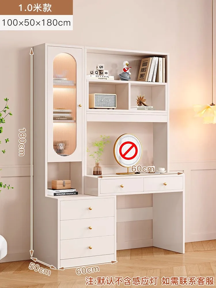 Appartement chambre coiffeuse tiroir rangement princesse luxe coiffeuse en bois naturel Mueble Tocad