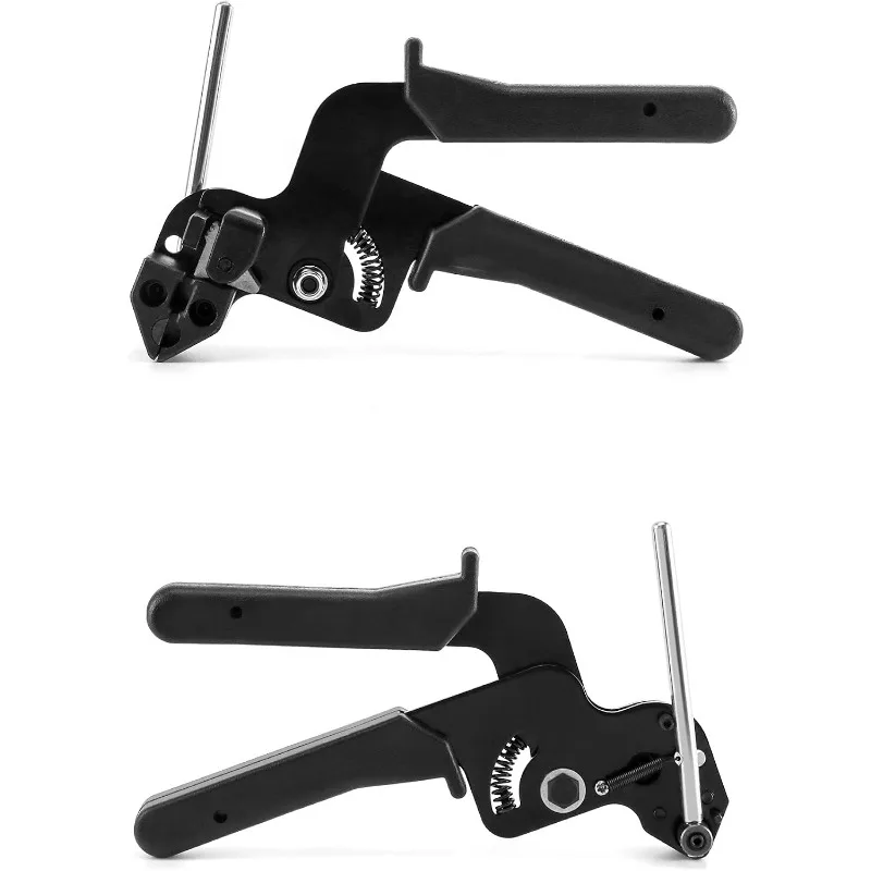 Cable Tie Gun Automatic Zip Tensioning Tool Self-Locking Cable Ties Plier Stainless Steel Hand Fastening Strap Cutting Wrap Tool