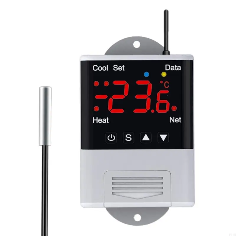 

P9FB 110V-230VAC 10A WIFI Digital Thermostat Remote Control Aquarium Incubator ±1℃