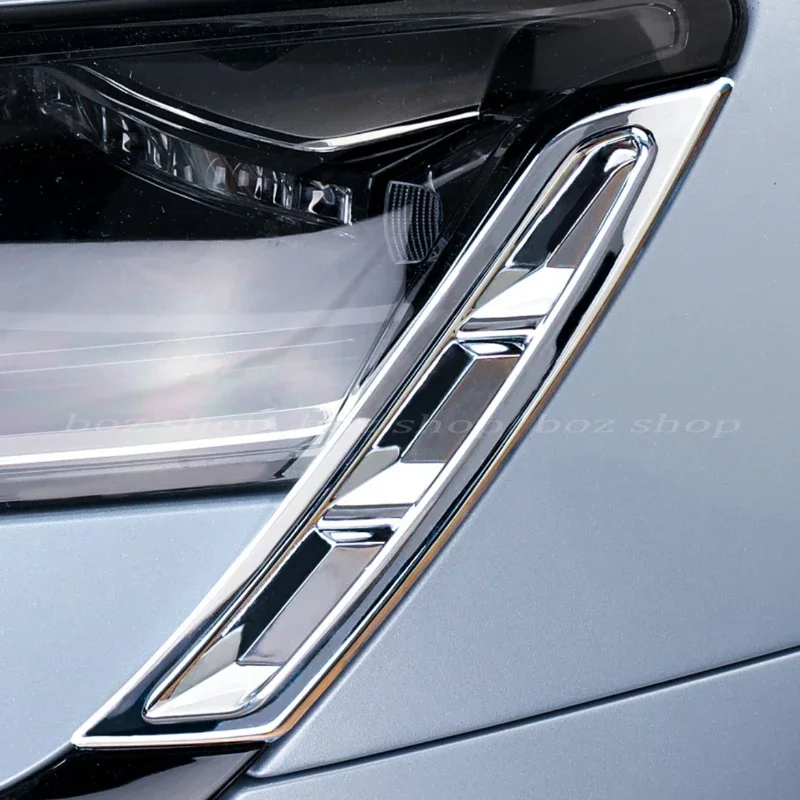 For BYD Seal EV Headlight Side Trim Machine Cover Trim Light Eyebrow Bright Strip Sticker Body Special Modification Parts