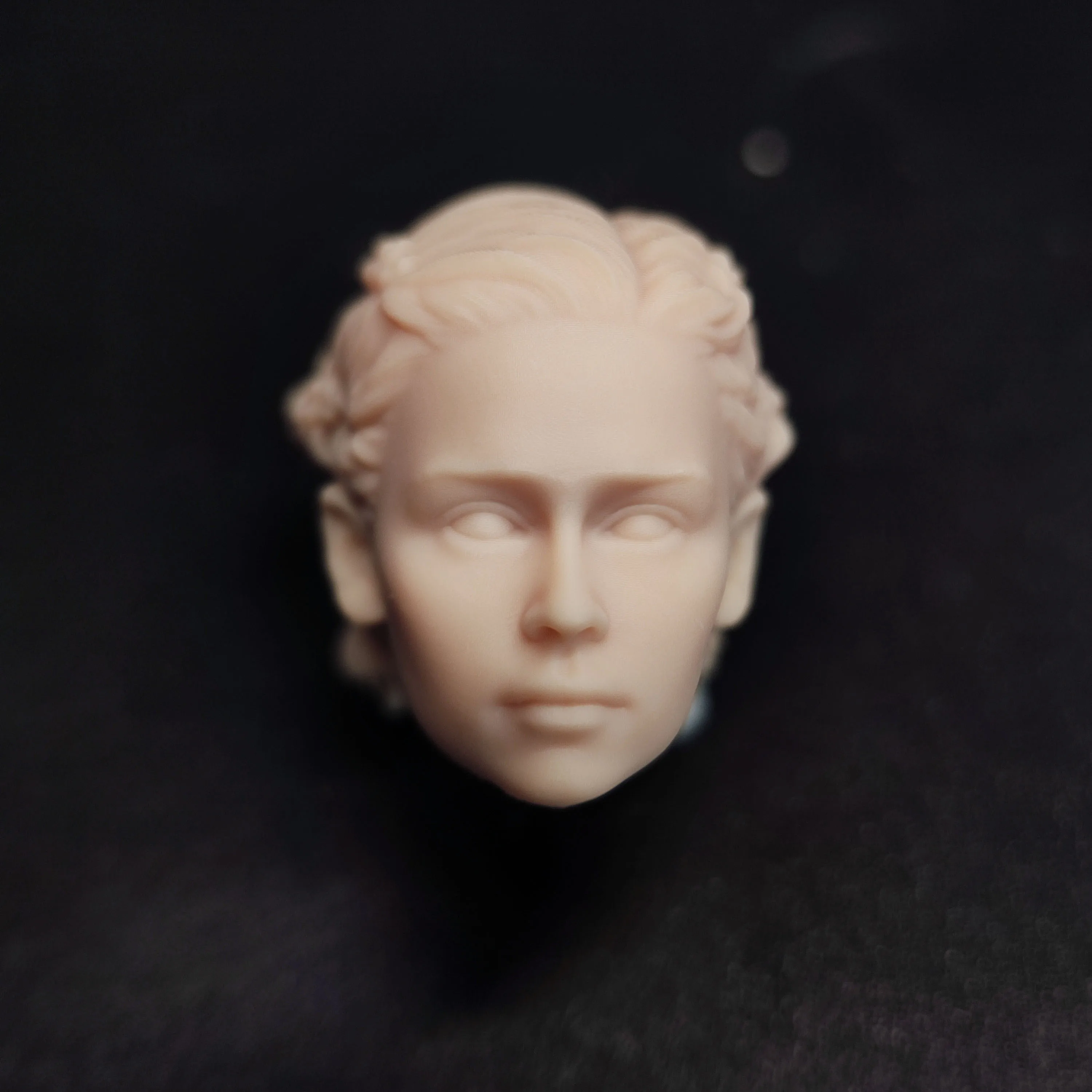 HL1765 DIY Customized 1/18 1/12 1/10 Scale Unpainted Head Sculpt for 3.75