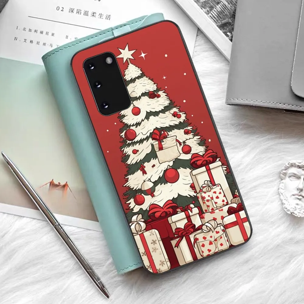 Merry Christmas Deer Tree Lights Phone Case For Samsung S 9 10 20 21 22 23 30 23 24 Plus Lite Ultra FE S10lite Fundas image 6