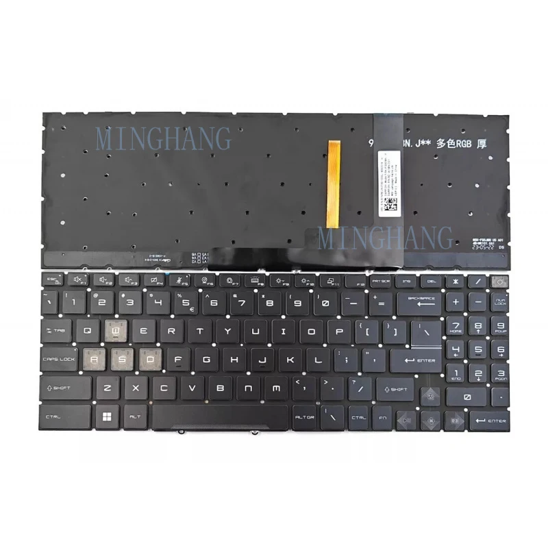 

M 4-zone for RGB Backlit US Keyboard MSI Katana 17 B13 B13UCXK B13UDXK B13VEK B13VFK
