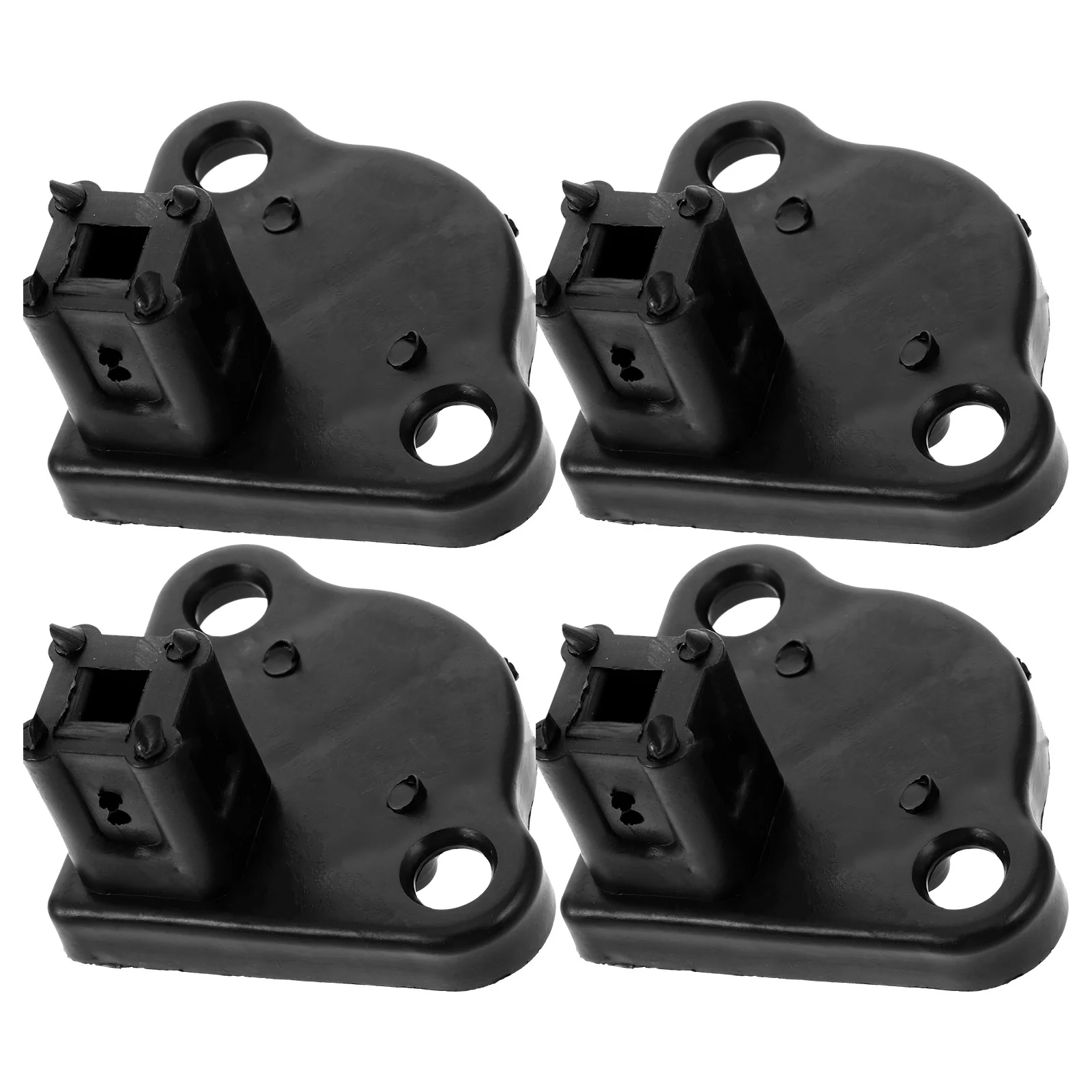 4 Pcs Folding Umbrella Accessories Drive Away Awning RV Bottom Bracket Camping Tent Replacement Base Brackets Parts Cross Feet