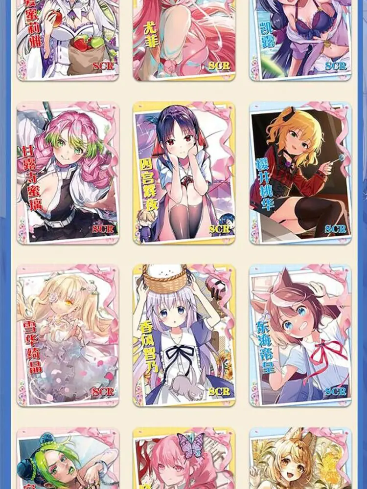 Ensemble Complet de Cartes de Déesse NS12 pour Fille, Maillot de Bain, Bikini, Booster de ix, Cartes Waifu, Cadeau de Loisirs, Nouvelle Collection 2023