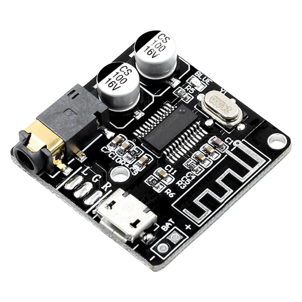 VHM-314 Bluetooth Audio Receiver Board Wireless Stereo Music Module Bluetooth-Compatible5.0 MP3 Lossless Decoder Amplifier Board