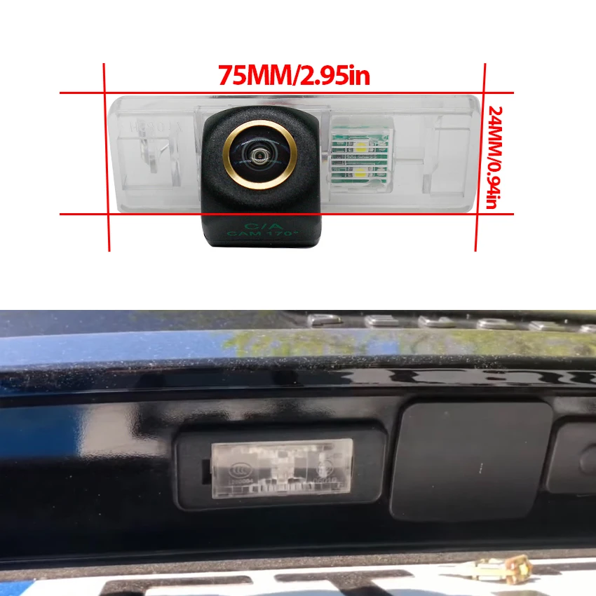 Car License Late Lamp Parking Rear View Camera 1080P HD CCD For Citroen C2 C3 Hatchback 2003~2017 2018 AHD Monitor Accessories - view 3