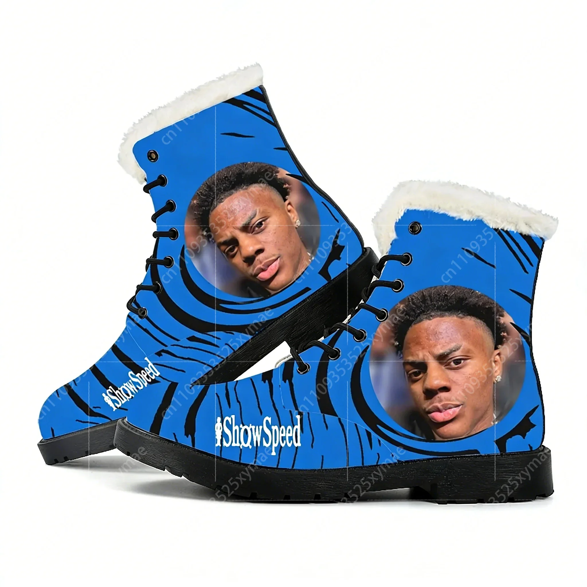 IShowSpeed American Rap Singer Plush Boots Men Women Teenager Shoes Casual Boot Outdoor Lightweight High Quality Couple Shoe