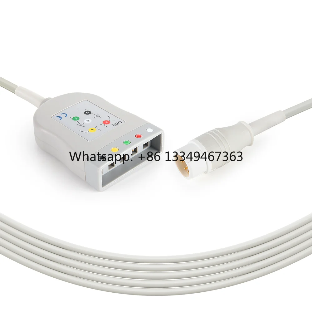 

wholesale Patient Cable Compatible Trunk Cable - M1520A for 5 Leads IEC Standard for Patient Monitors Factory Supply in stock