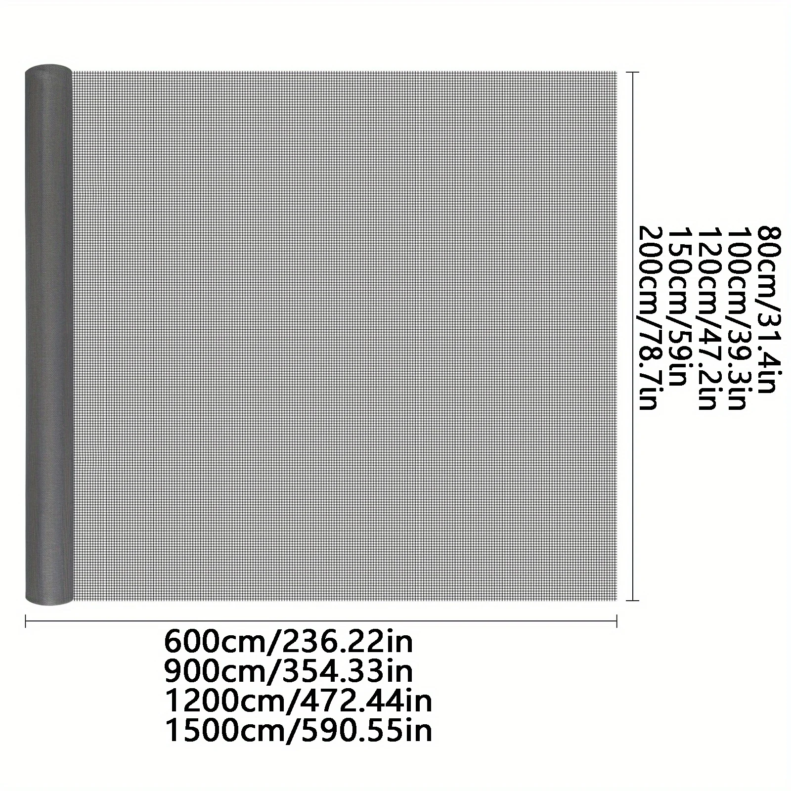 Grey Large Mesh Barrier Against Mosquitoes and Insects Nets for Windows, Doors and Balconies  Household Mosquito Nets
