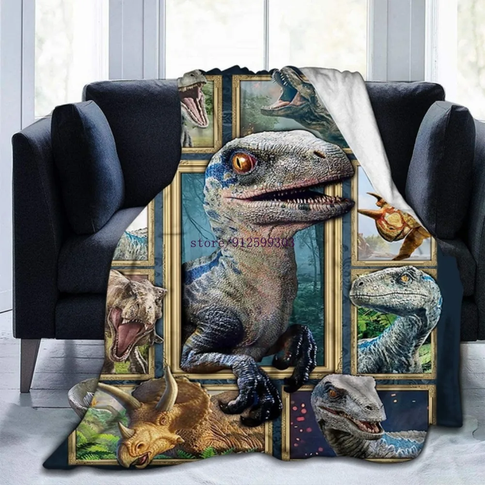 Dinosaur Fleece Blanket for Boys Child Dinosaur Kids Blanket Twin Size Dino Plush Blanket Cute Dinosaurs Pattern Bed Cover