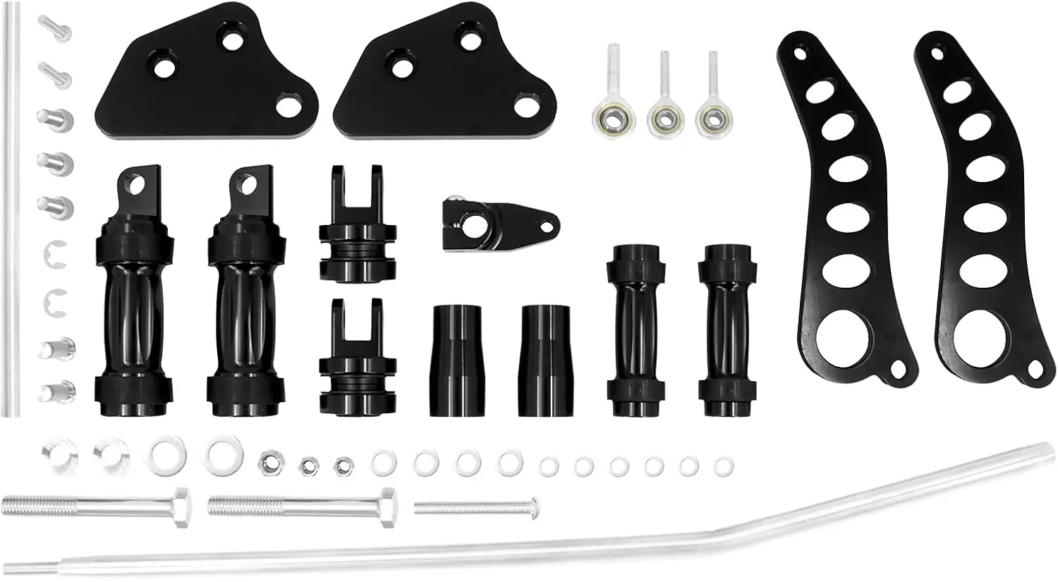 

Harley motorcycle forward control kit footpeg toggle linkage for Dyna Street Bob Low Rid Super Glide Fat Bob