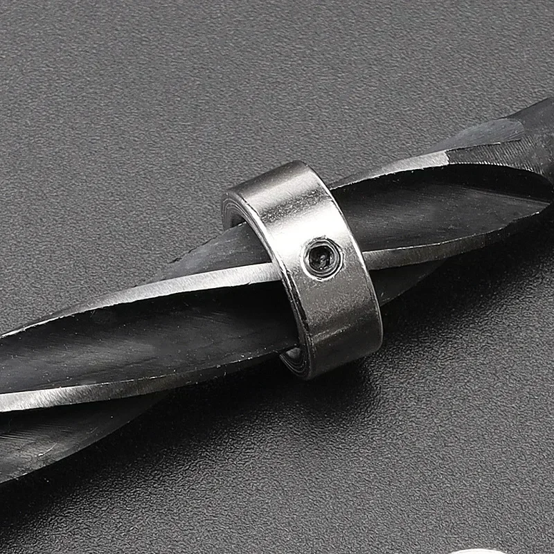 2/10pcs เจาะความลึก STOP Bit COLLAR ชุด Bit Positioner จํากัดแหวน ALLEN ประแจกระชับ Stopper งานไม้เครื่องมือ