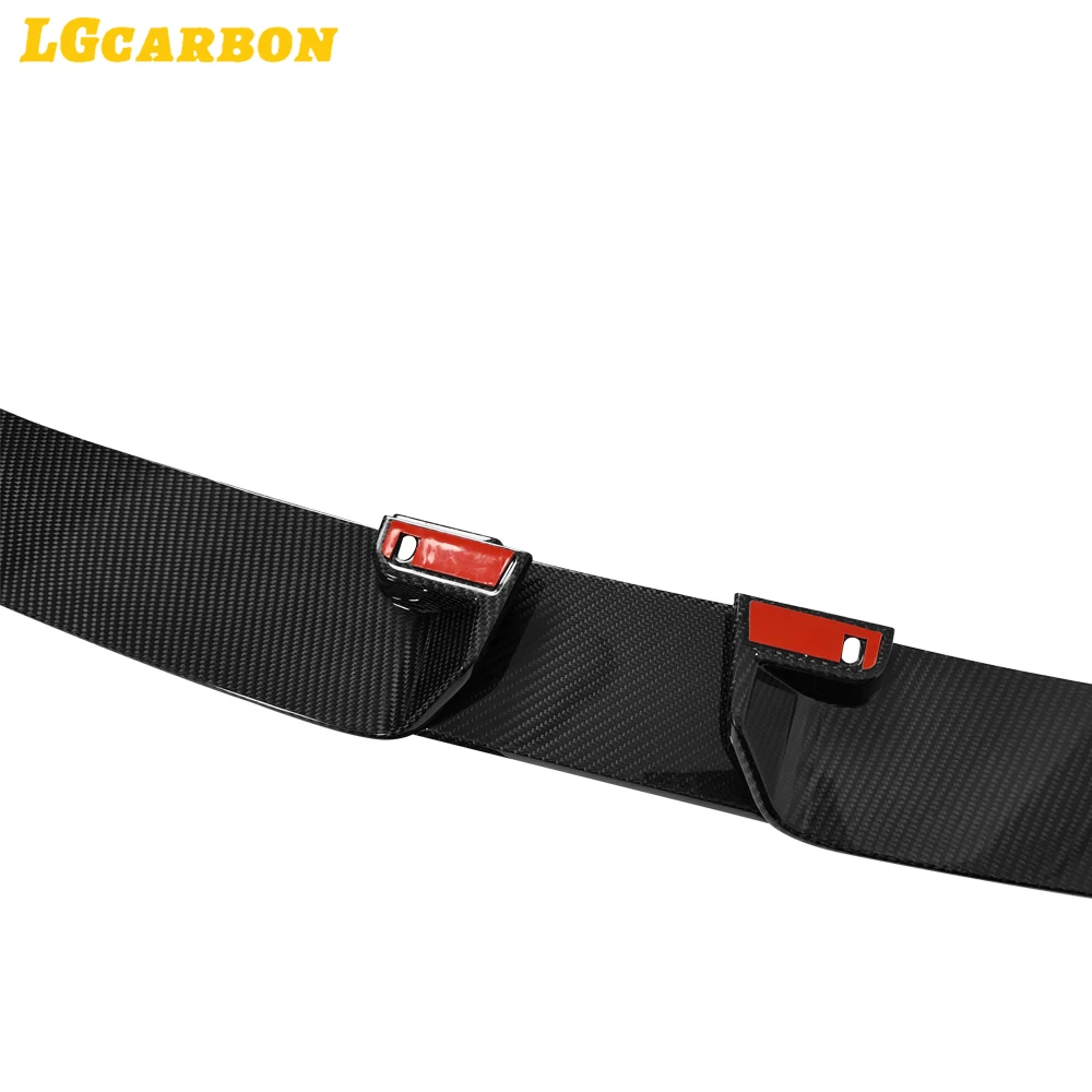 LGcarbon Car Front Lip Spoiler for BMW 2 Series G87 M2 Coupe 2022 2023 + Prepreg Dry Carbon Car Front Body Kits Lip