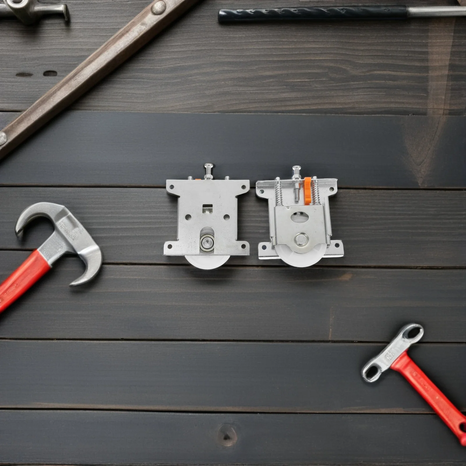 

2pcs Sliding Bottom Wheel Replacement Smooth Durable Cabinet Door Sliding Wheel Roller For Wardrobe Closet Glass Door Pulley