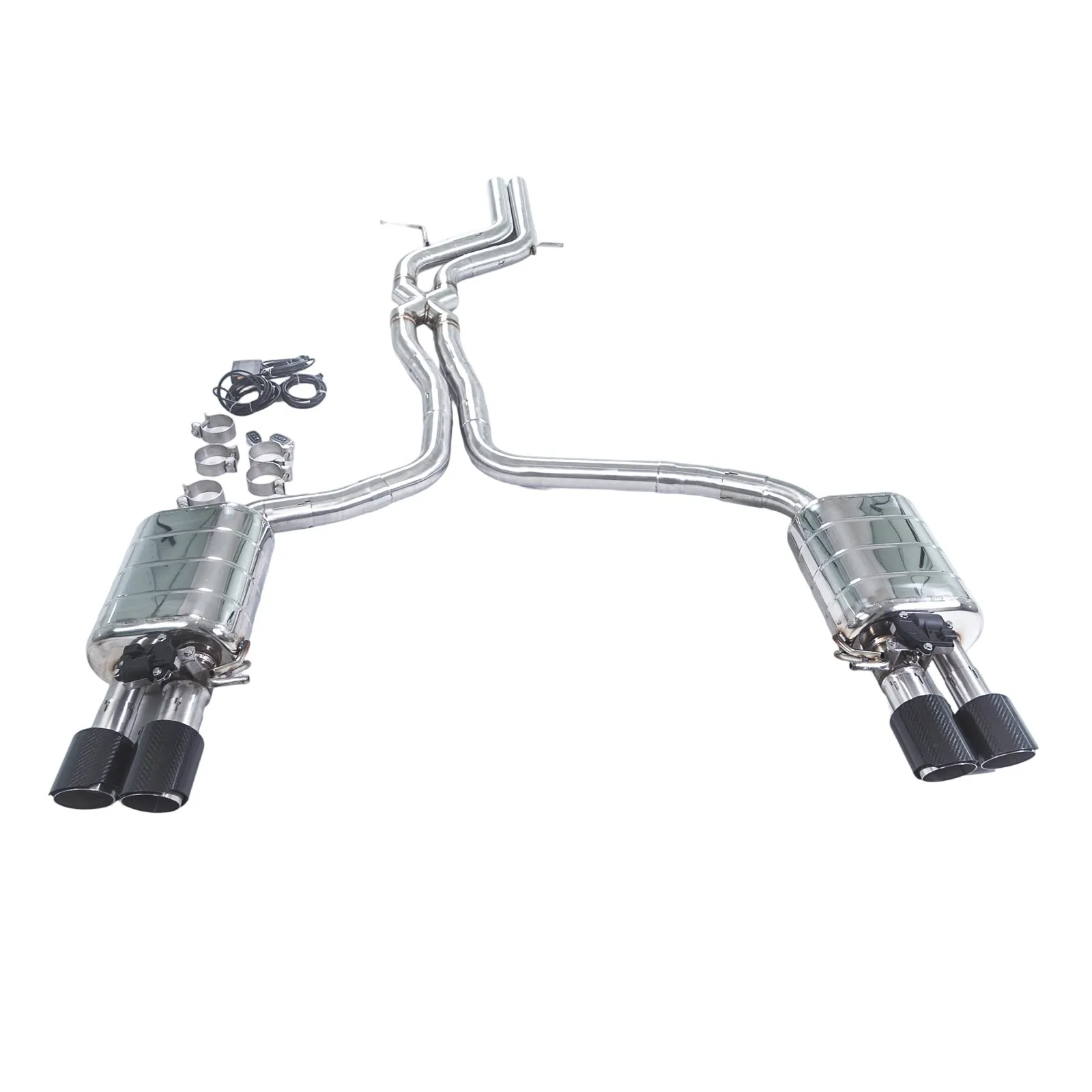 

Глушитель Catback для BMW 520 525 530 535 540 G30 G38 B48 B58, автомобильный электрический клапан, выхлопная система, изготовленная из трубы SUS304
