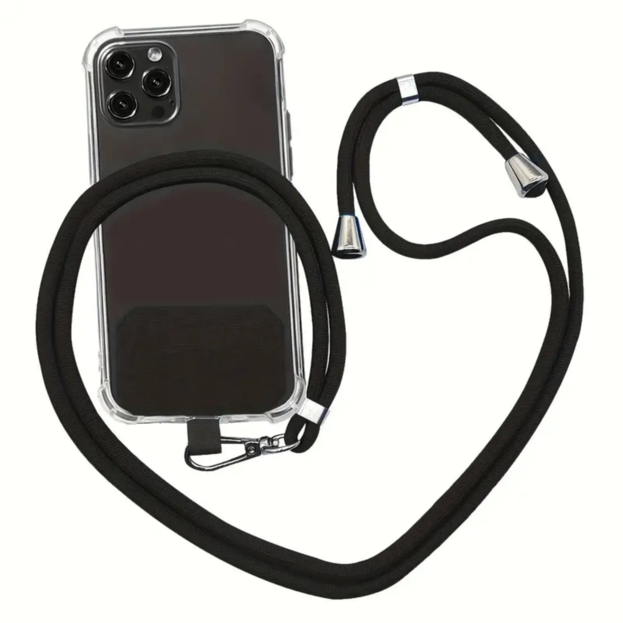 

Universal Phone Lanyard Nylon Sports Strap Neck Rope Mobile Phone Strap Adjustable Anti-lost Lanyard Grip Neck Chain Accessories