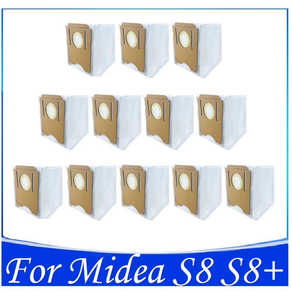 12Pcs Dust Bag for Midea S8 S8+Automatic Dust Collecting and Sweeping Machine Robot Smart Home Replaceable Spare Parts