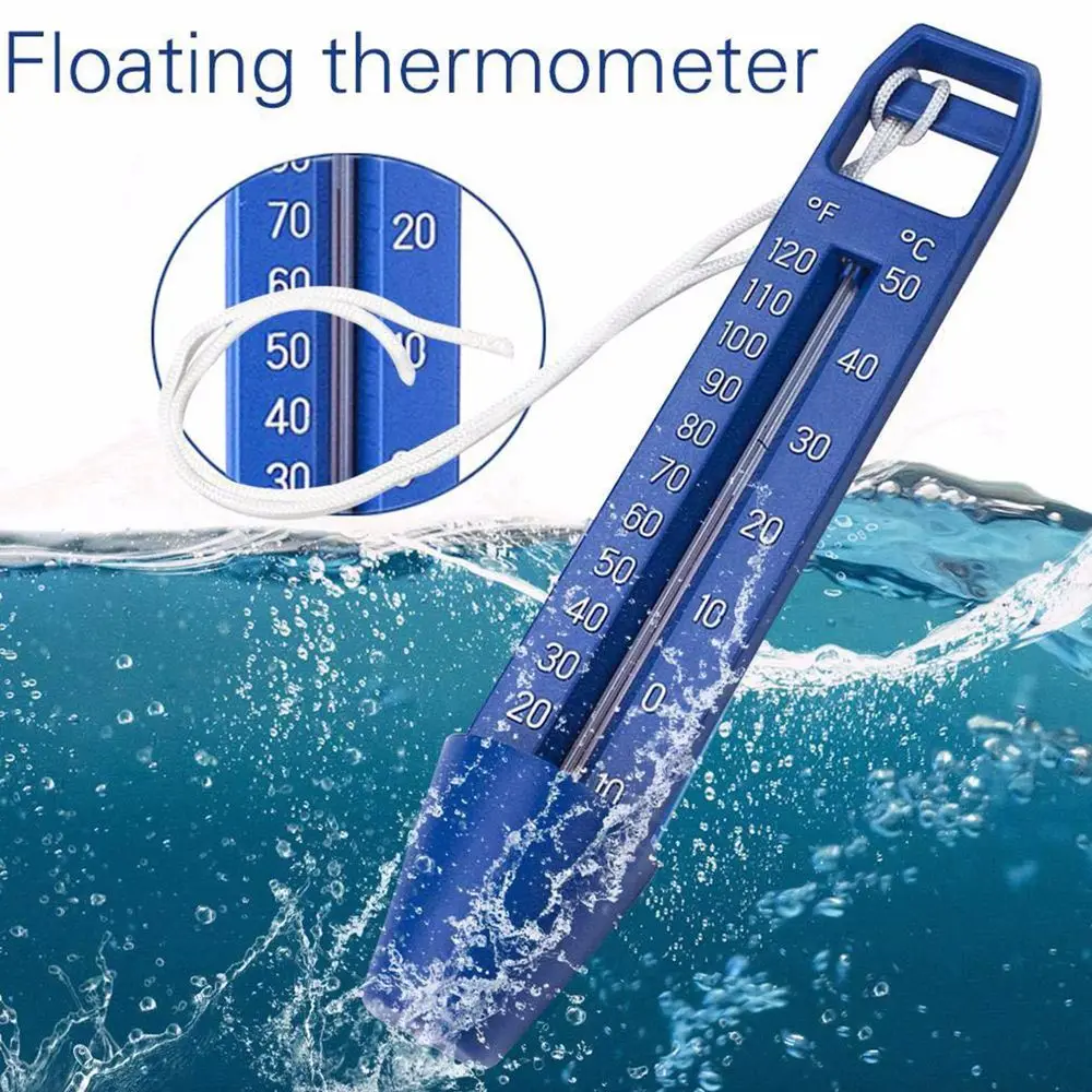 Waterproof Measuring Spa Easy Read Thermometer Pool Thermometer Water Floating Floating