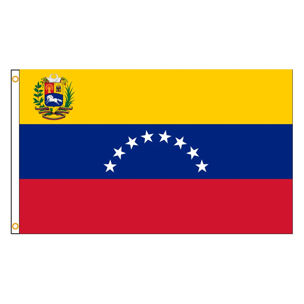2×3FT 8 Star 7 Stars Venezuela Emblem Flag Polyester Printed Banner Tapestry For Decor
