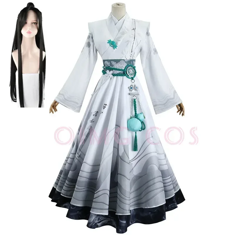 Identity 5 Antiquarian Cosplay Costume Carnival Adult Uniform Anime Wig Halloween  Costumes Party Masquerade Women Game