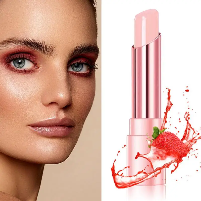 Rossetto che cambia colore 3.2g tazza antiaderente balsami per labbra colorati rossetto lucido rosa chiaro multifunzionale idratante professionale