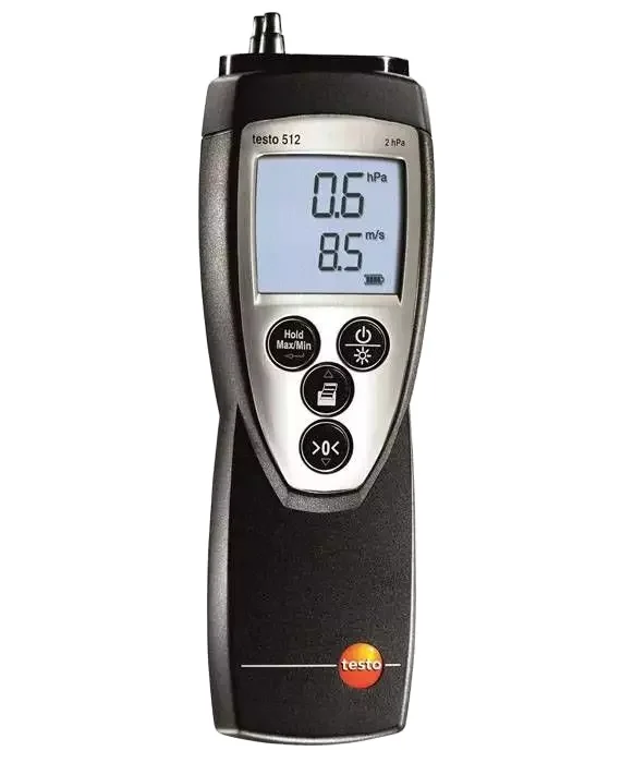 0560 5128  Original Testo 512 Pressure and Flow Velocity Tester  Manometer Range 0~200 hPa